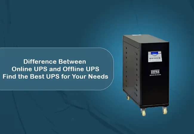 Difference Between Online UPS and Offline UPS