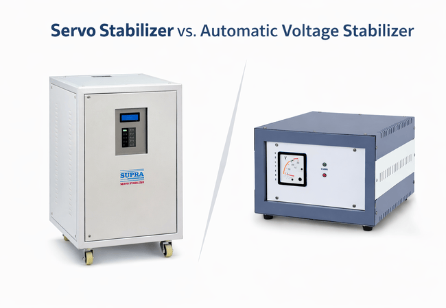 Servo Stabilizer vs. Automatic Voltage Stabilizer