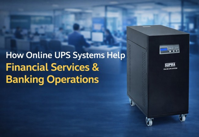 Online UPS Systems for Banking & Financial Operations