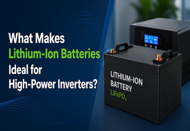 Lithium-Ion Batteries for High-Power Inverters