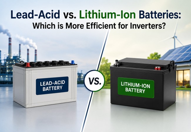 lead-acid vs. lithium-ion batteries
