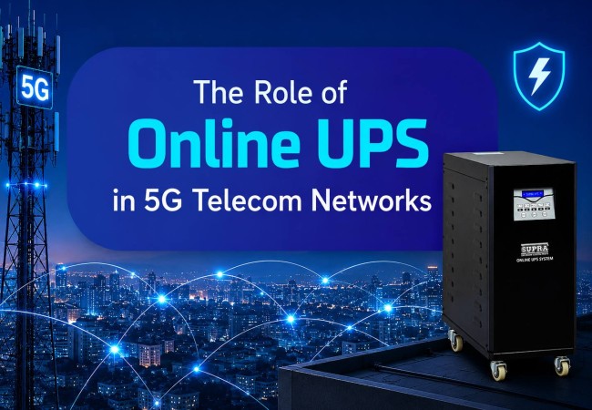 online ups in 5g telecom networks