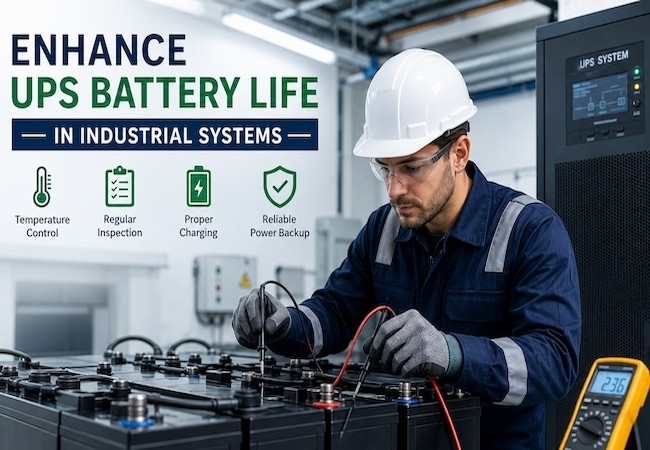 How to Enhance UPS Battery Life in Industrial Systems