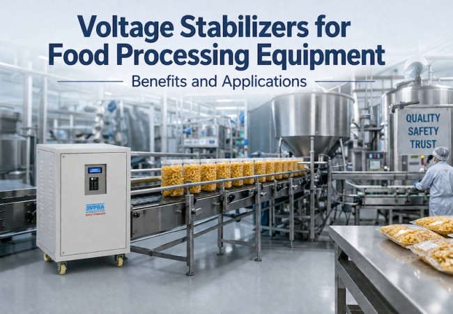 Voltage Stabilizers for Food Processing Equipment